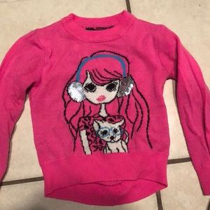 4t pink sweater